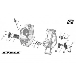 Система смазки ДВС, квадроцикл Stels Guepard 850G