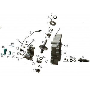 Запчасти механизма переключения передач (часть 2) квадроцикла side-by-syde Stels UTV 800V Dominator